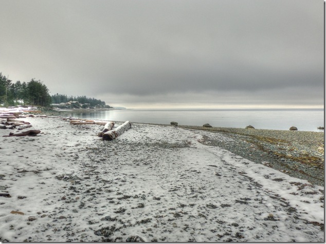 winter,snow,Kin Beach,Georgia Strait,Provincial Park,Comx