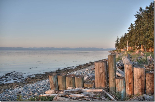 Cape Lazo,Texada,Georgia Strait,Sunset