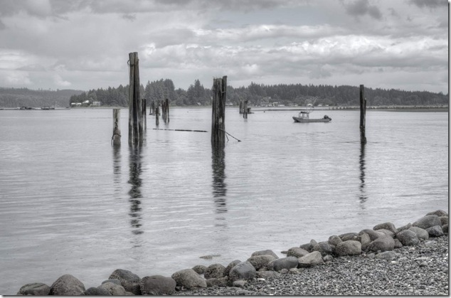 Fanny bay,Baynes Sound,Georgia Strait