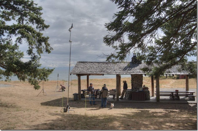 Comox Valley Amateur Radio Club,field day, Kin Beach