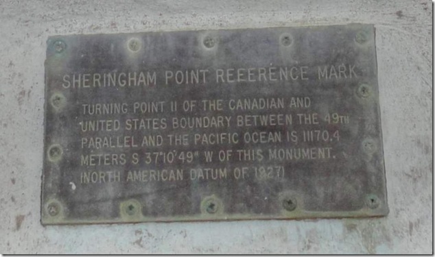 Turning Point 11,Sheringham Point,border,International Boundary Commission ,Canada,United States