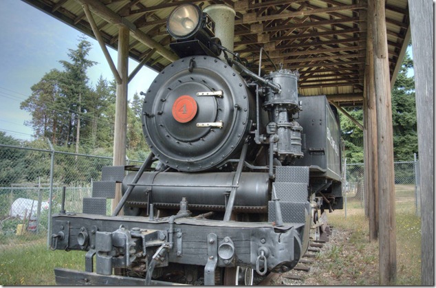 Bloedel, Stewart & Welch No 4,Mikado,logging,Vancouver Island,steam,Chemainus,2-8-2T sidetank
