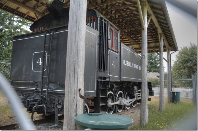 Bloedel, Stewart & Welch No 4,Mikado,logging,Vancouver Island,steam,Chemainus,2-8-2T sidetank