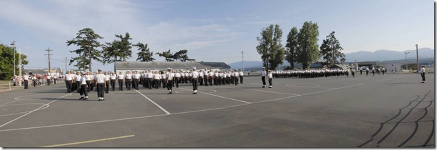 HMCS Quadra band,panoramic,graduation parade,BC Cadets,Cadets,Regional Gliding School (Pacific),HMCS Quadra Cadet Summer Training Centre HMCS Quadra band,panoramic,graduation parade,BC Cadets,Cadets,Regional Gliding School (Pacific),HMCS Quadra Cadet Summer Training Centre