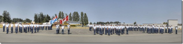 HMCS Quadra band,panoramic,graduation parade,BC Cadets,Cadets,Regional Gliding School (Pacific),HMCS Quadra Cadet Summer Training Centre HMCS Quadra band,panoramic,graduation parade,BC Cadets,Cadets,Regional Gliding School (Pacific),HMCS Quadra Cadet Summer Training Centre