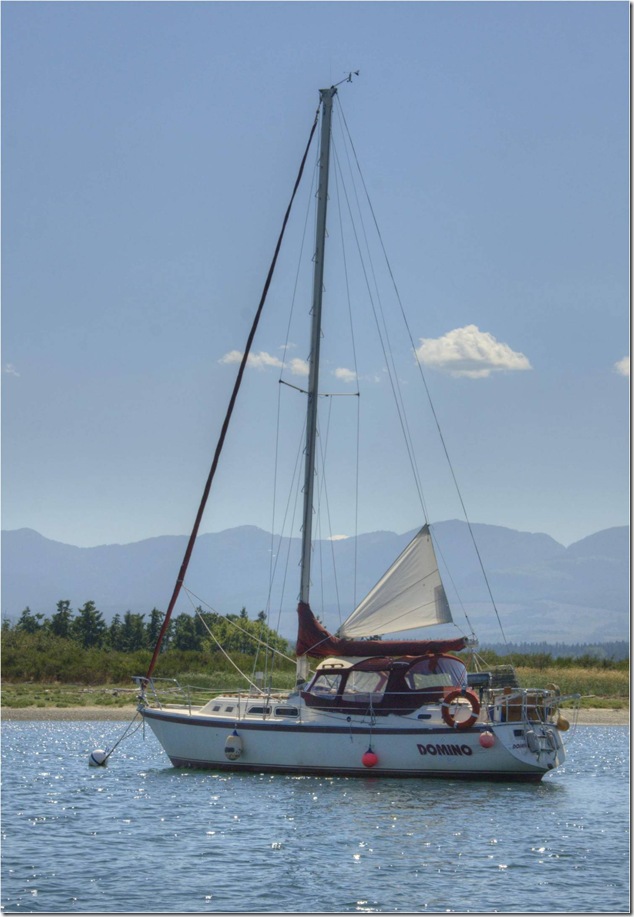 Sailing.Domino,sailboats,Comox,Goose Spit