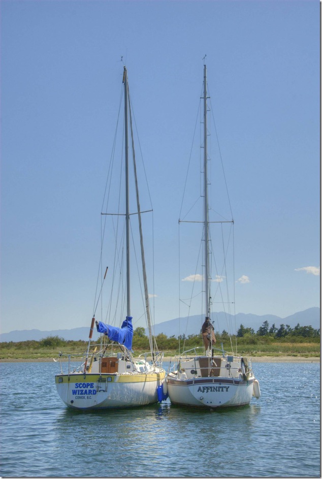 Scope Wizard,Infinity,sail boatd,Comox Harbour,Comox,Vancouver Island