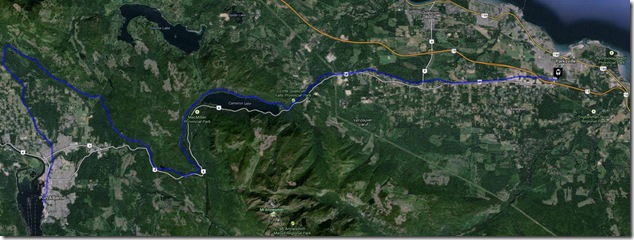 E&N Port Alberni Subdivision route map