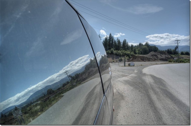 Duncan Bay Main,logging road,reflections