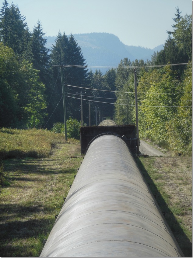 BC Hydro, BC Power Commission, Bevan, penstock, Comox Lake, Courtenay water supply, history, pipeline, Puntledge