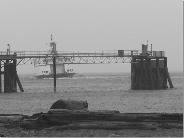 BC Ferries, Georgia Strait, Little River, Queen of Burnaby, waves