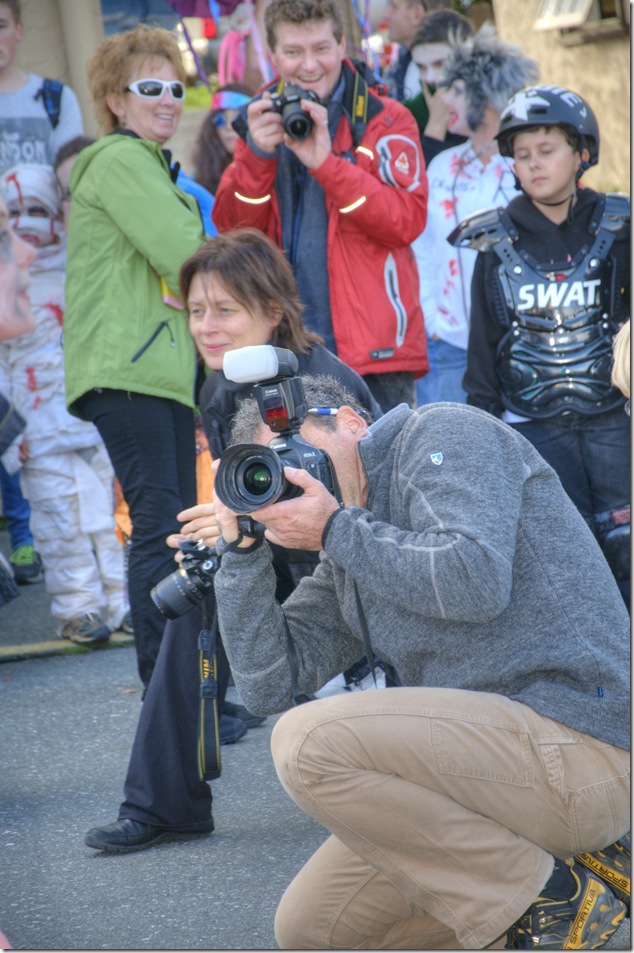Halloween,Courtenay,parade,Vancouver Island Images,zombies,shooting the shooter