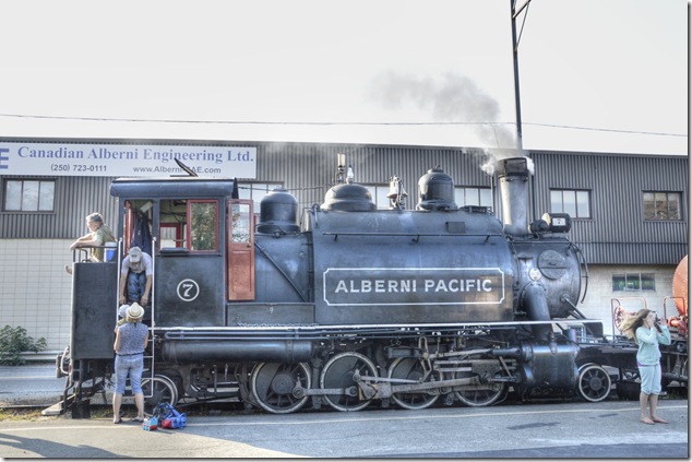 Alberni Pacific, Baldwin, logging railroad, Mikado, Port Alberni, steam locomotive,Port Alberni