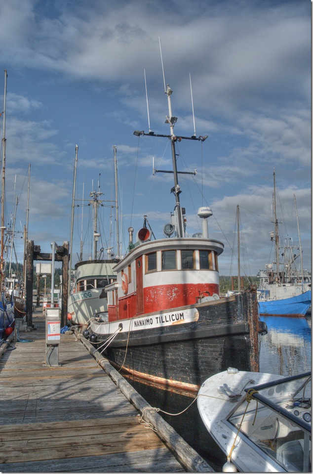 Ladysmith,marina,Highway 1,fishing boats,Nanaimo Tillicum