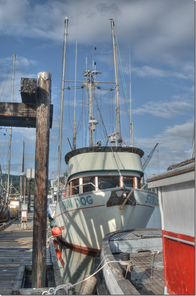 Ladysmith,marina,Highway 1,fishing boats,Sun Dog