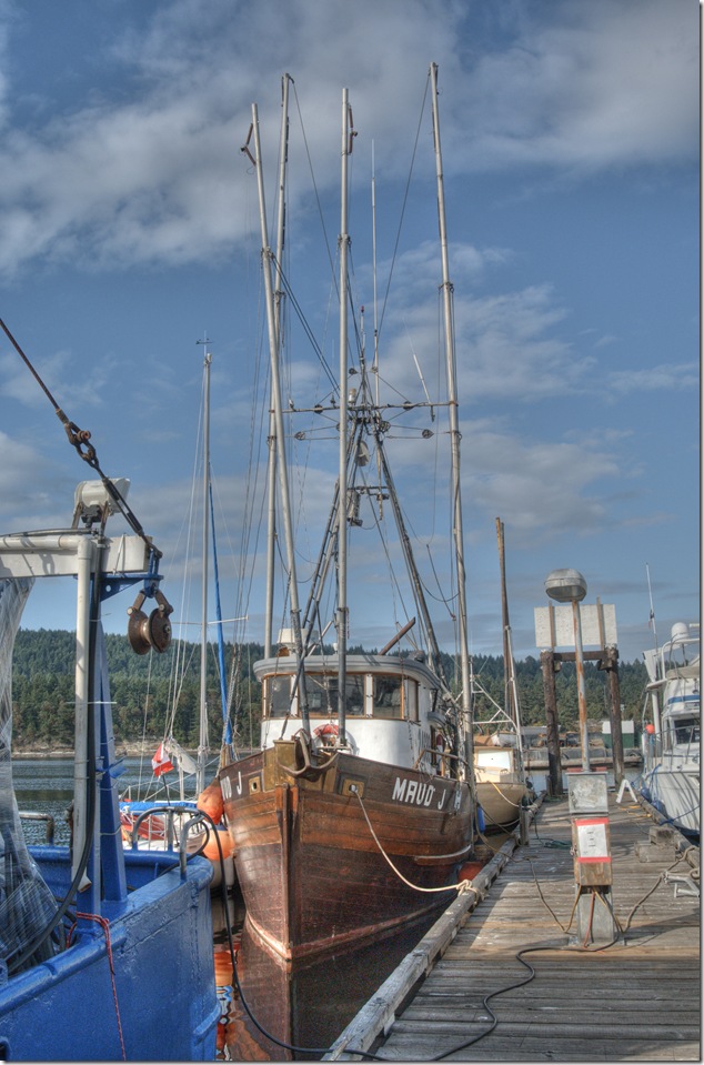 Ladysmith,marina,Highway 1,fishing boats,Maud J
