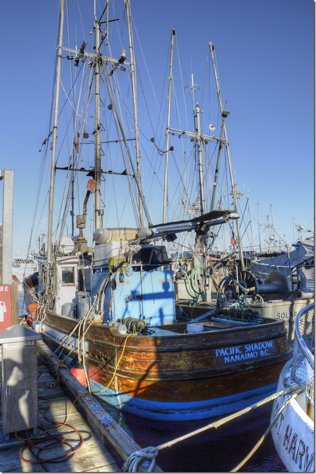 French Ceek,Highway 19A,fishing boats,marina,Pacific Shadow