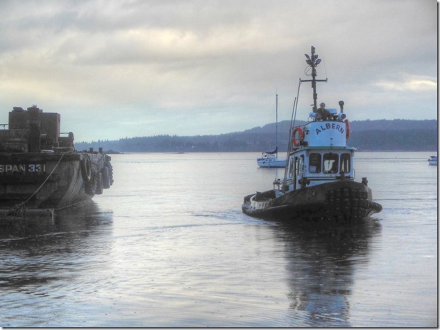 Fanny Bay,Highway 19A,tugs,marina,Albern