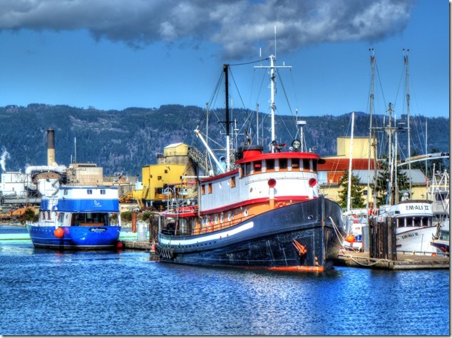 Port Alberni,marina,ships,tugs,Em-Ali II, Daleanne