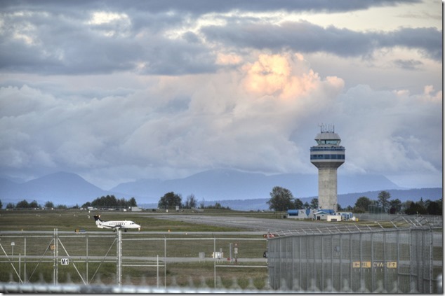 Comox Valley Airport,YQQ,Comox Air Force Museum,19 Wing,clouds,twilight,airplanes,CP-107 Canadair Argus,C-47 Douglas Dakota