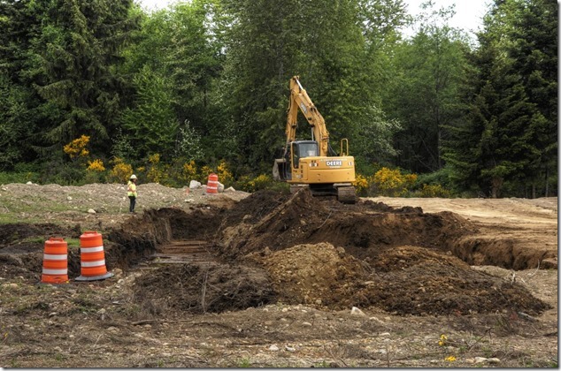 Courtenay,Comox,construction site, J.R. Edgett