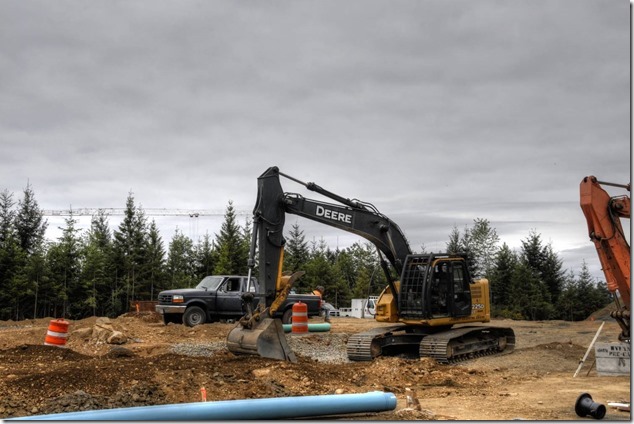 Courtenay,Comox,construction site, J.R. Edgett