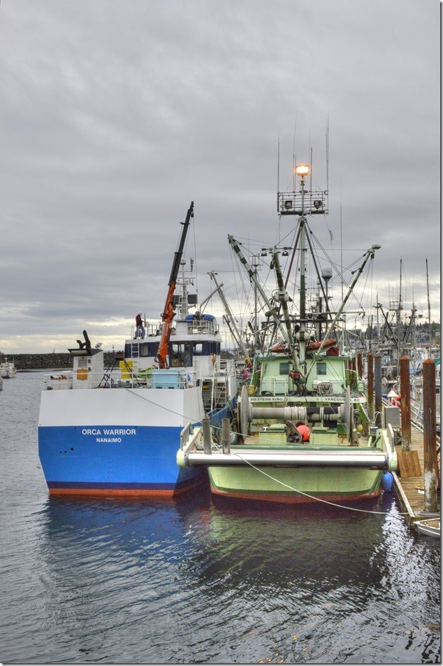 Discovery Marina,fish boat,ships,Campbell River,Orca Warrior,Western King 