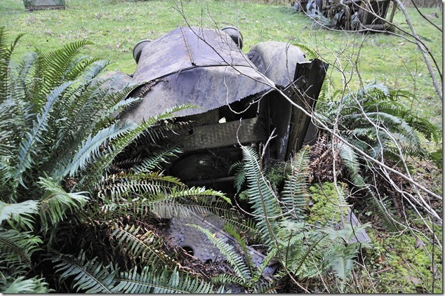 Sayward,North Island,Highway 19,logging trucks,White truck