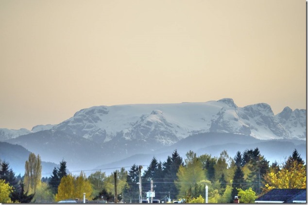 Courtenay Air Park,mountains,scenery,Comox Glacier