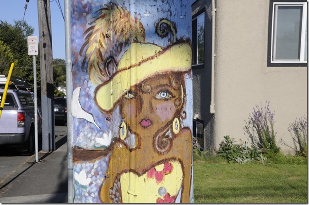 art,Victoria,Fernwood,telephone pole art