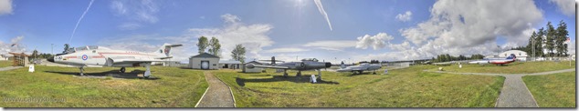 airpark,19 Wing,RCAF,Comox Air Force Museum,museum,history,Lazo,panorama