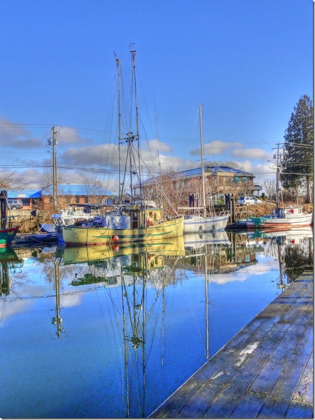 Courtenay River Slough,marina,fish boats,Courtenay