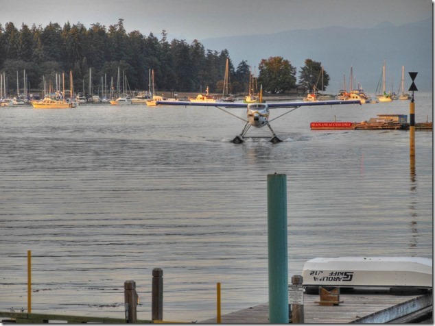 Nanaimo Harbour,float plane,Newcastle Island,Harbour Air