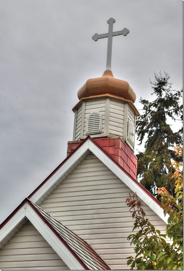 Saint Michael Archangel Ukrainian Catholic church,Wellington,steeple