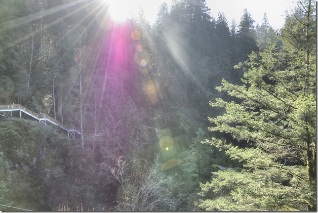 Elk Falls,mist,waterfall,Campbell River