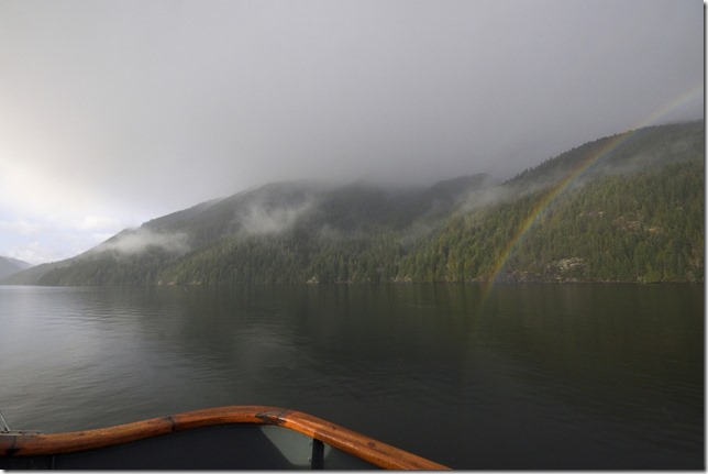 rainbow,Frances Barkley,ships,Alberni Inlet,ocean,Bamfield,Lady Rose Marine,nature
