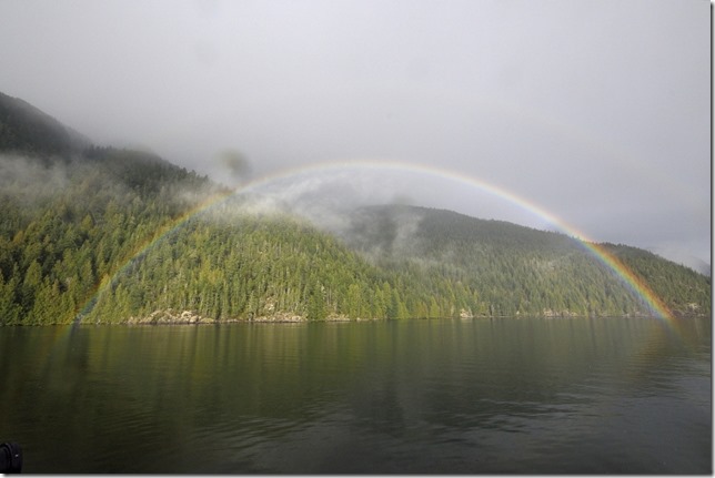rainbow,Frances Barkley,ships,Alberni Inlet,ocean,Bamfield,Lady Rose Marine,nature