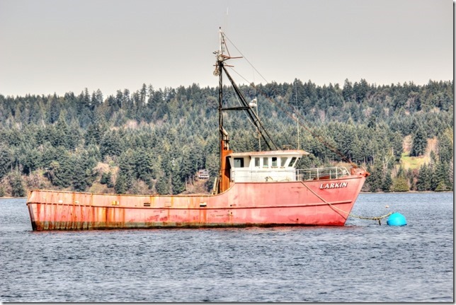 fish boat,Baynes Sound,Larkin,Fanny Bay