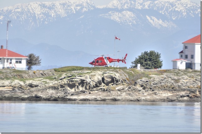 Entrance Island Light,Gabriola Island,Georgia Strait,British Columbia,Gulf Islands,Lighthouse,GCRU ,helicopter