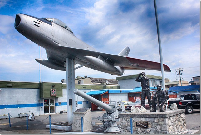 RCAF 23060,Sabre 5,Canadair,North American P-86,F-86 Sabre Jet,Sidney,Army, Navy & Air Force Veterans Association