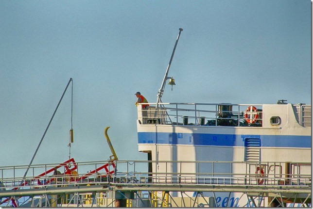 Queen Of Burnaby departing the BC Ferries terminal in Little River