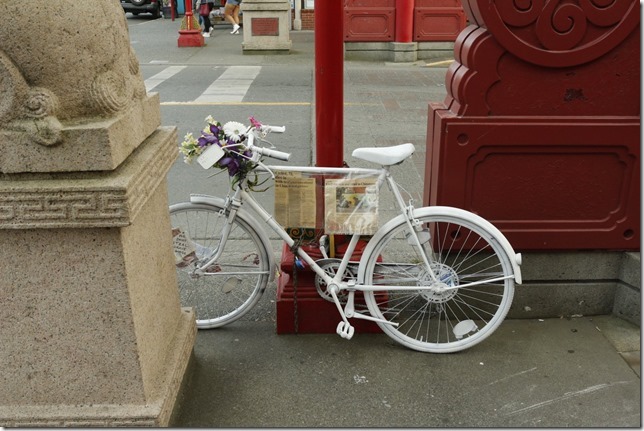 Ghost Bike,Victoria,Fisgard Street,Government Street