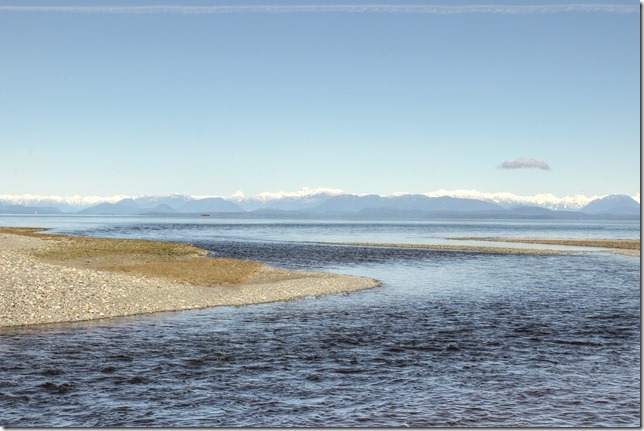 Miracle Beach Provincial Park,ocean,mountains,Georgia Strait,Black Creek