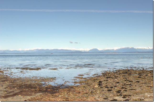 Miracle Beach Provincial Park,ocean,mountains,Georgia Strait,Black Creek