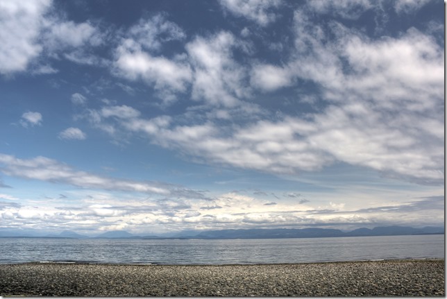 ocean view,ocean,beach,Comox,Georgia Strait,Denman Island