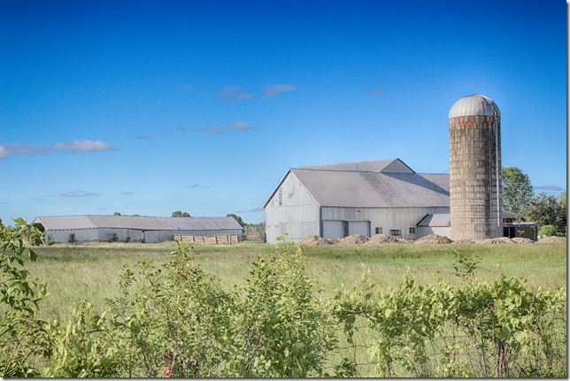 Ontario,barns,silo,farming,field