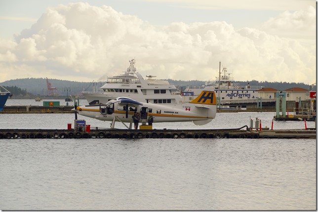 Nanaimo,ocean,marina,float plane,C-GUTW,Harbour Air,Dehavilland DHC-3
