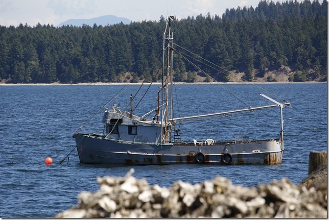 Baynes Sound,Highway 19A,ocean,Oyster boats,ships,fish boat,Union Bay