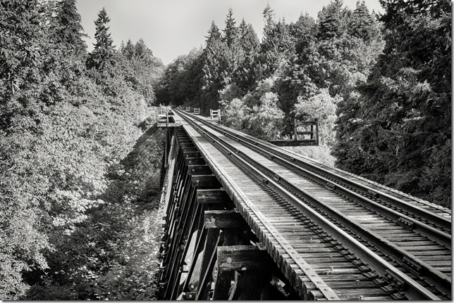 E&N, rail, rail road, rail way,Vancouver Island,bridge,French Creek