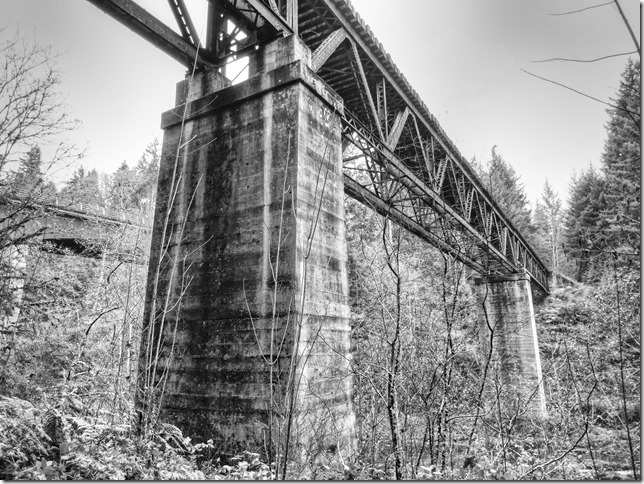E&N, rail, rail road, rail way,Vancouver Island,bridge,Englishman River,Highway 19